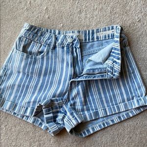 Mom short-PacSun stripe denim